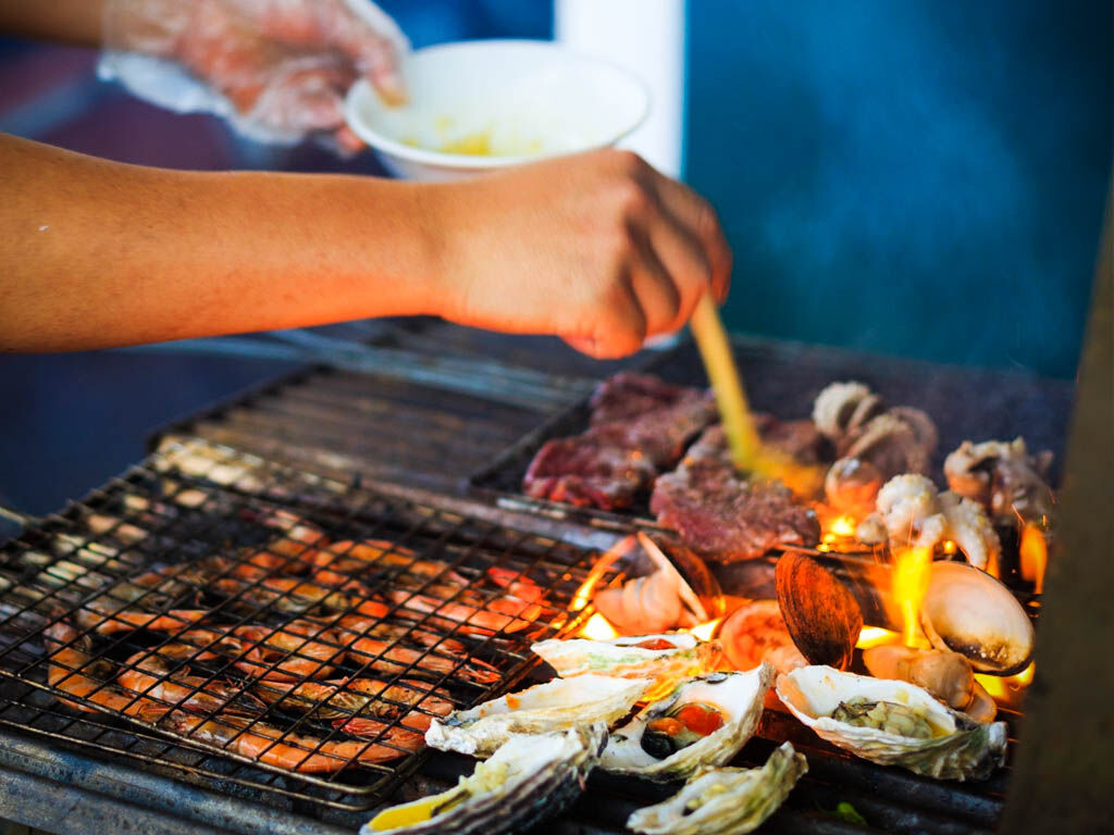 Savor fusion cuisine under the stars